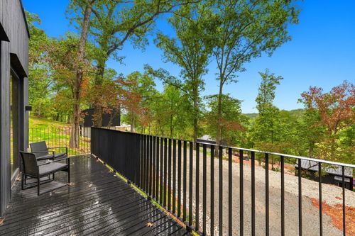 Birdhouses deck overlooking Price Coffee Valley